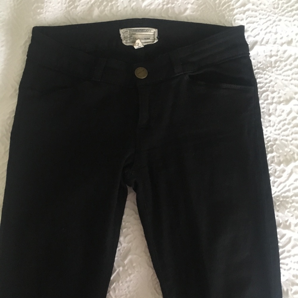 Current/Elliott Black Stretch Jeans - size 25